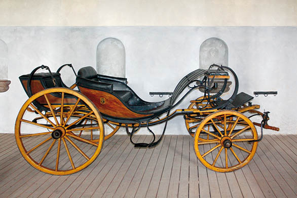 Historic carriages exhibit
